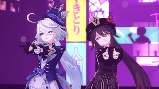 【Genshin Impact MMD】Hutao+Focalors 【worth it】