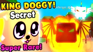 😱NEW Secret Pet King Doggy & Claiming 3 Reward Index Pets Roblox Bubble Gum Simulator