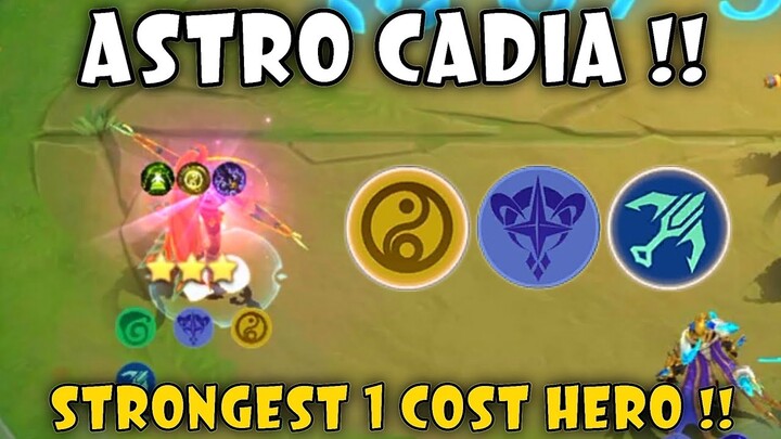 MIYA CADIA ASTRO !! 100% DAMAGE FULL ATTACK SPEED !! MAGIC CHESS MOBILE LEGENDS