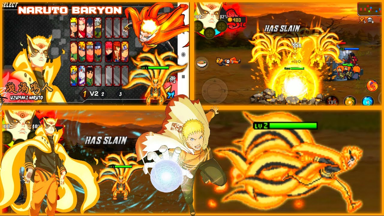 NARUTO BARYON MODE - NARUTO MUGEN