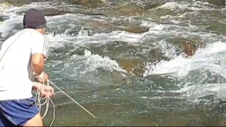 cast netting in Nepal | himalayan trout fishing |