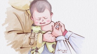 宝宝：不讲武德啊！我这么可爱都下得了手，呜呜呜~