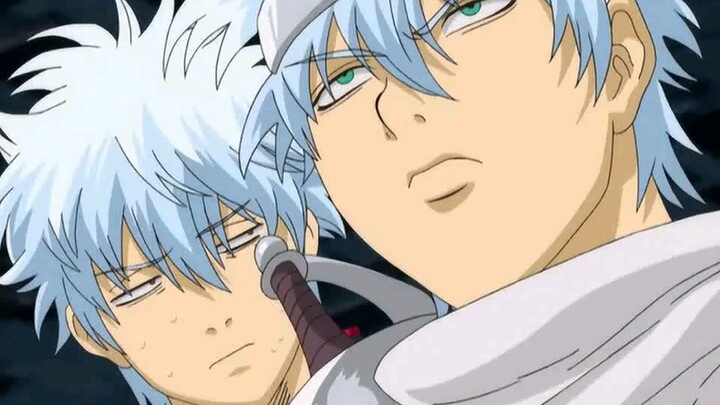 Gintoki terpesona saat melihat orang lain yang mirip dengannya.