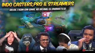 INDO STREAMERS, CASTERS and PRO PLAYERS Reaction on ONIC ID being Eliminated in MSC 2022