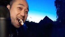ASMR Eating Roasted Marshmallows At The Firepit!