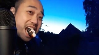 ASMR Eating Roasted Marshmallows At The Firepit!