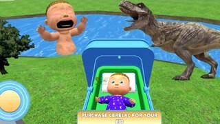 Upin Ipin Masih Bayi Nangis Takut Dinosaurus - Bayi Sultan Virtual Mother Life Simulator