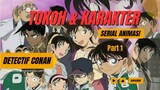 NAMA TOKOH KARAKTER Serial Animasi Detektif Conan PART 1