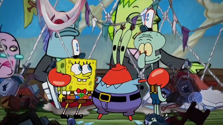 Turns out Mr. Krabs can even give up money for the Krusty Krab