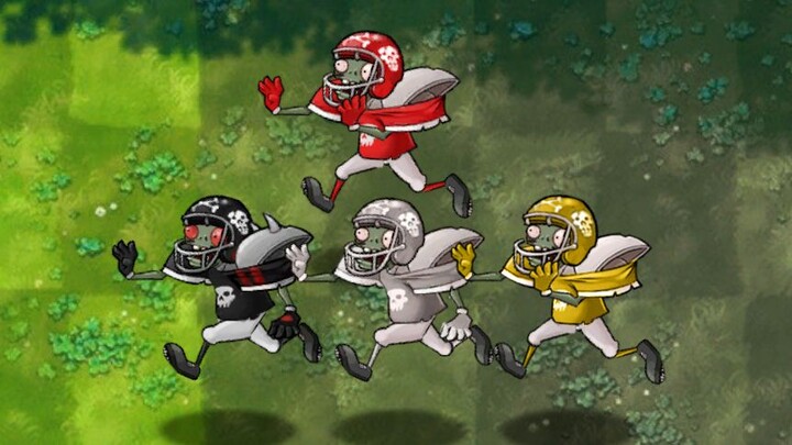 Plant Fusion 424: The Shapeshifting White Football Zombie!