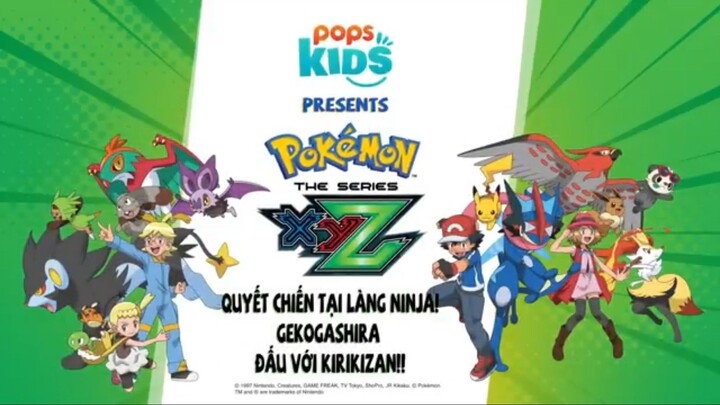 Pokemon [S19 XYZ] tập 104 : Quyết Chiến Tại Làng Ninja! Lồng Tiếng