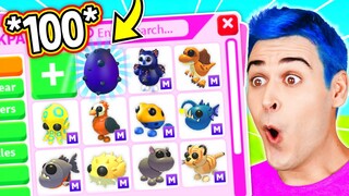Opening *100 DANGER EGGS* To Get Every DANGER PET In Adopt Me Roblox !! Adopt Me Update (EXPENSIVE)