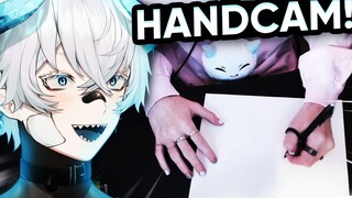 【Senz】Live drawing with hands! Fox is open to commissions