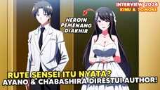 Ayanokoji x Chabashira sensei itu nyata? - Interview Kinugasa dan Tomose 2024