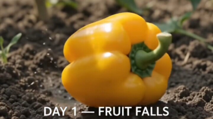 What Happens When a Bell Pepper Falls to the Ground? 🥭🌱