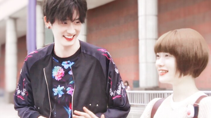 "In front of the girl he likes, the boy instantly turns into a pure and innocent dog."