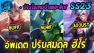 RoV : ด่วน!ปรับสมดุลฮีโร่ครั้งใหญ่ ไอเทม บัฟ เนิฟ เพียบ เข้าไทย100% แทงค์อ่อนลง |AbGamingZ