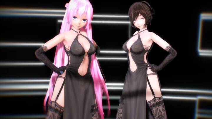 [MMD]Luka & Meiko long leg dress