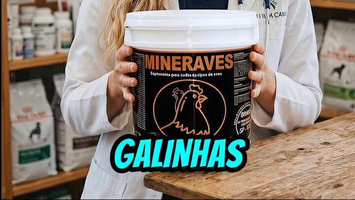 Mineraves Agrocave Suplemento Minerais e Bacitracina Zinco Aves Galinha Pintinhos  Crescimento