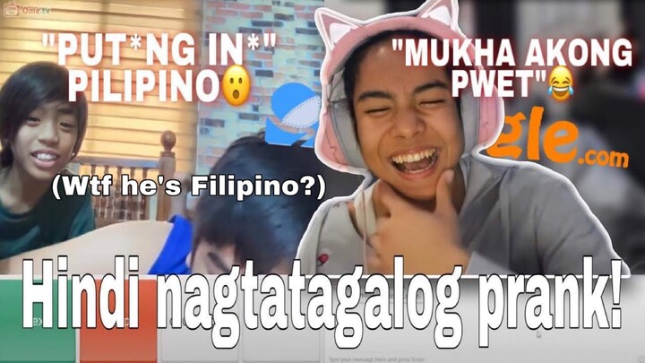 I don't speak filipino prank!