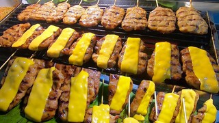 Siêu ngon Thịt xiên nướng phô mai Thái Lan ở thiên đường ẩm thực chợ Hồ Thị Kỷ