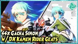 44x GACHA SINON Pake TEORI KAMEN RIDER GEATS 😘 Sword Art Online Variant Showdown