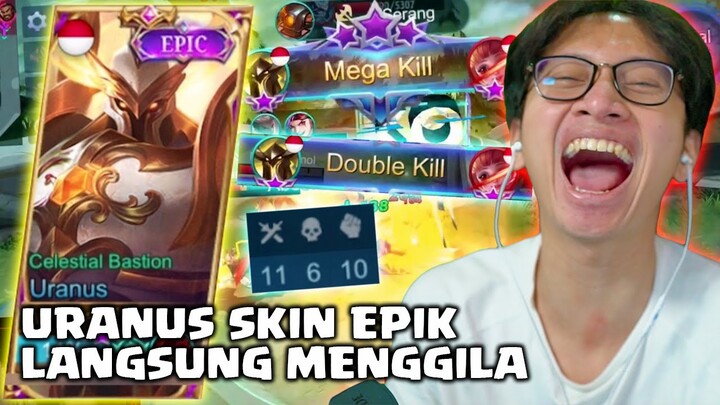 URANUS CELESTIAL BASTION LANGSUNG MENGGILA - Mobile Legends Indonesia