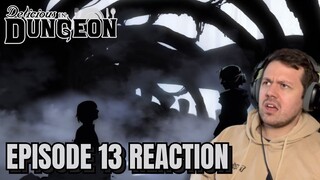 Delicious In Dungeon Episode 13 REACTION!! | RED DRAGON III/GOOD MEDICINE!