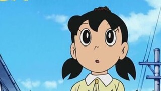 Doraemon: Nobita turned into chocolate and landed right on Shizuka's head!