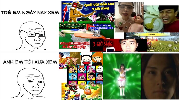 Trẻ em xưa và nay (Gotye - WokeUpLikeThis meme)