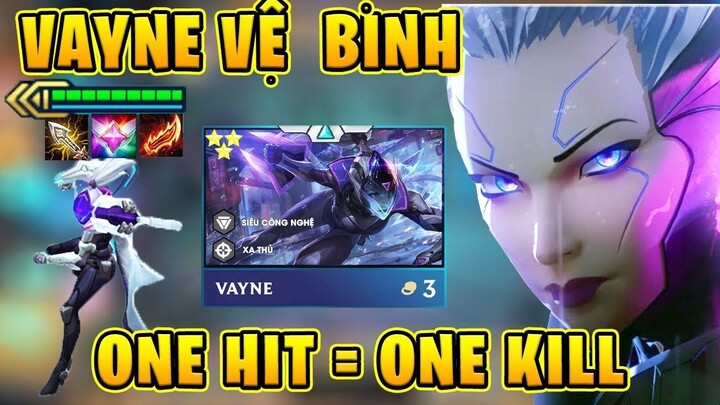 1 BẮN MỘT MẠNG LÀ CÓ VỚI VAYNE VỆ BINH - NHÀO LỘN ẢO DIỆU VÃI CHƯỞNG - DTCL MÙA 3 BẢN 10.12