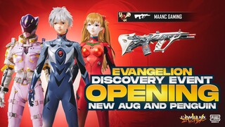EVANGELION DISCOVERY CRATE OPENING | NEW AUG AND PENGUIN🐧 BUDDY FOR FREE🔥3 FREE MYTHICS