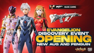 EVANGELION DISCOVERY CRATE OPENING | NEW AUG AND PENGUIN🐧 BUDDY FOR FREE🔥3 FREE MYTHICS