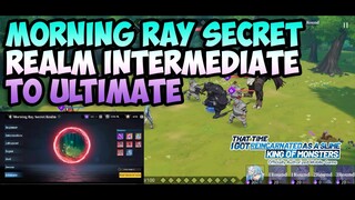 tensura king of monster tips and guide morning ray secret realm intermediate to ultimate lvl