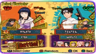 HINATA VS TENTEN - NARUTO ULTIMATE NINJA 5 ANDROID GAMEPLAY