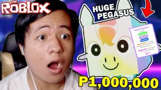 1,000,000 MILLION PESOS HUGE PEGASUS *RAINBOW* - Pet Simulator X - Roblox