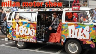 Yamaha niken gt and 3ct bikes motor show with taovox band/love bus