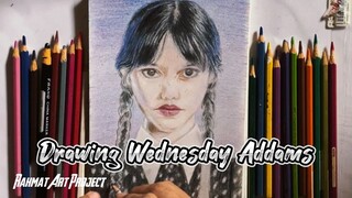 Speed Draw Wednesday Addams