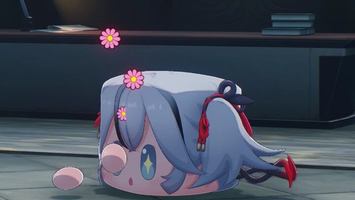 Đoàn Chun lắc tay hoa trong một phút