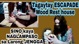 SOBRANG SAYA NG JENGGA GAME NAMIN with VICTORIA WOOD and childhood Friend with FAMILY | TAGAYTAY TRI