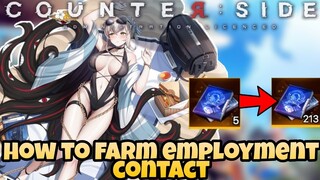 Counter:Side Global - How To Farm Employment Contract! *MUST WATCH*