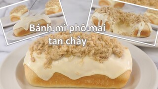 Bánh mì phô mai tan chảy không dùng lò nướng | Cách làm với nồi chiên không dầu