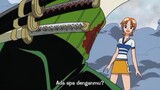 Momen pertama kali Nami melihat kesetiaan Zoro