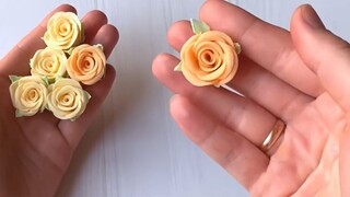 【Hoa Origami bằng bọt biển】 Hoa hồng nhỏ để trang trí, dạy bạn sau năm phút!