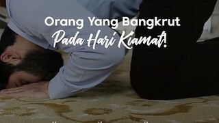 orang yang bangkrut pada hari kiamat