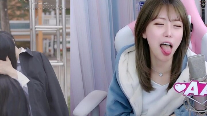 Zhou Shuyi covered her face and stuck out her tongue, mortified by the cringey, cheesy vibe—this is 