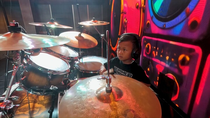 drum cam daffin 4 tahun cover the weeknd i feel it coming