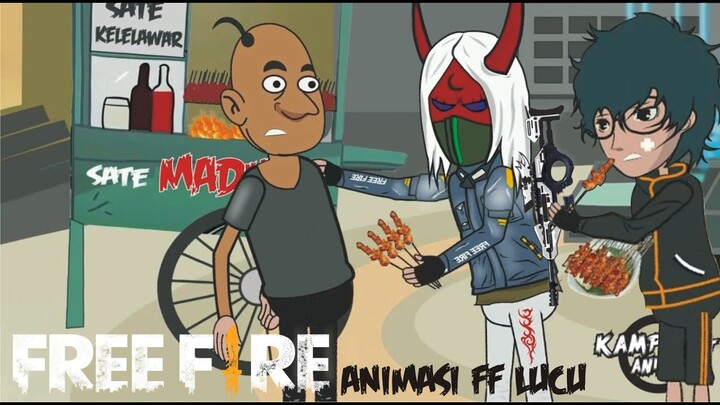 Free fire animation#Bang Budi 01 ajak abang sate mabar#animasi ff lucu
