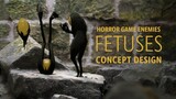 "Fetuses" Concept Art For Horror Game Enemies