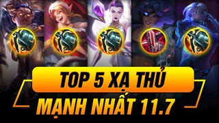 TOP 5 XẠ THỦ TỐT NHẤT PHIÊN BẢN 11.7 LMHT!